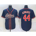 Boles Houston Astros #44 Yordan Alvarez Navy  Cool Base Stitched Jersey