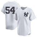 Boles  New York Yankees #54 Max Fried White  Home Limited Player Jersey