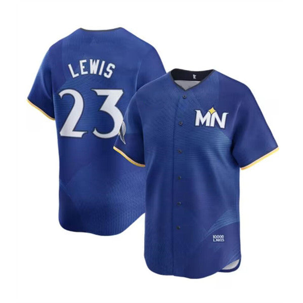 Boles  Minnesota Twins #23 Royce Lewis Royal  2024 City Connect Limited Stitched Jersey