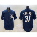 Boles Detroit Tigers #31 Riley Greene Navy  Cool Base Stitched Jersey