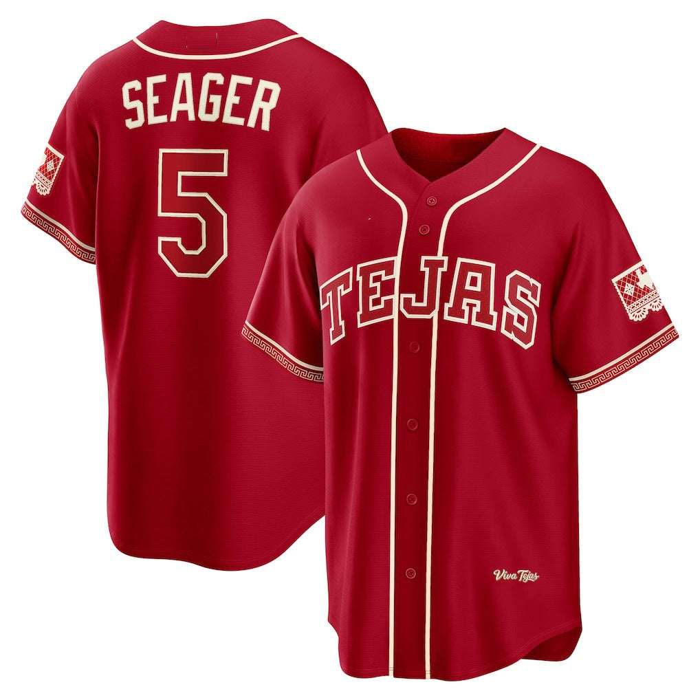 Boles Texas Rangers #5 Corey Seager Red  2026 City Connect Stadium Jersey