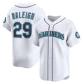Boles Seattle Mariners #29 Cal Raleigh White  Home Limited Player Jersey