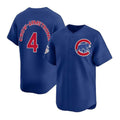Boles  Chicago Cubs #4 Pete Crow-Armstrong Royal  Limited Stitched Jersey