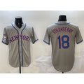 Boles  New York Mets #18 Darryl Strawberry Grey  2025 Spring Training Cool Base Stitched Jersey