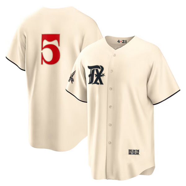 Boles Texas Rangers #5 Corey Seager Cream  2023 City Connect Cool Base Stitched Jersey
