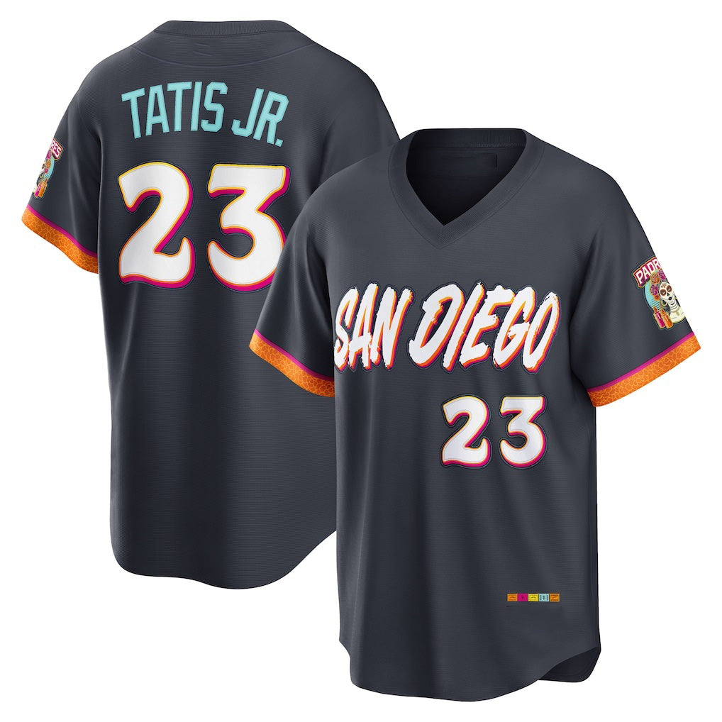 Boles  San Diego Padres #23 Fernando Tatis Jr. Obsidian  2026 City Connect Stadium Jersey