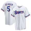 Boles Texas Rangers #5 Corey Seager White  Home Replica Player Jersey
