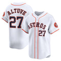 Boles Houston Astros #27 Jose Altuve White  Home Limited Player Jersey