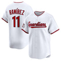 Boles  Cleveland Guardians #11 Jos¨¦ Ram¨ªrez White  Home Limited Player Jersey