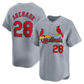 Boles St. Louis Cardinals #28 Nolan Arenado Gray  Away Limited Player Jersey