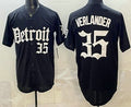 Boles Detroit Tigers #35 Justin Verlander Black  Limited Cool Base Stitched Jersey