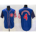 Boles  Chicago Cubs #4 Pete Crow-Armstrong Royal  2025 Independence Day Vapor Premier Limited Stitched Jersey
