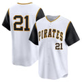 Boles  Pittsburgh Pirates #21 Roberto Clemente White  Cooperstown Collection Limited Jersey