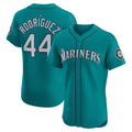 Boles Seattle Mariners #44 Julio Rodr¨ªguez Teal  Alternate Elite Jersey