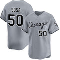 Boles  Chicago White Sox #50 Lenyn Sosa Gray  2025 Limited Stitched Jersey