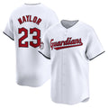 Boles  Cleveland Guardians #23 Bo Naylor White  Home Limited Player Jersey 2