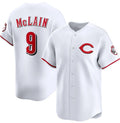 Boles Cincinnati Reds #9 Matt McLain White  2025 Home Limited Stitched Jersey