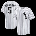 Boles  Chicago White Sox #5 Munetaka Murakami White  Home Replica Jersey