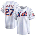 Boles  New York Mets #27 Mark Vientos White  2024 Home Limited Stitched Jersey