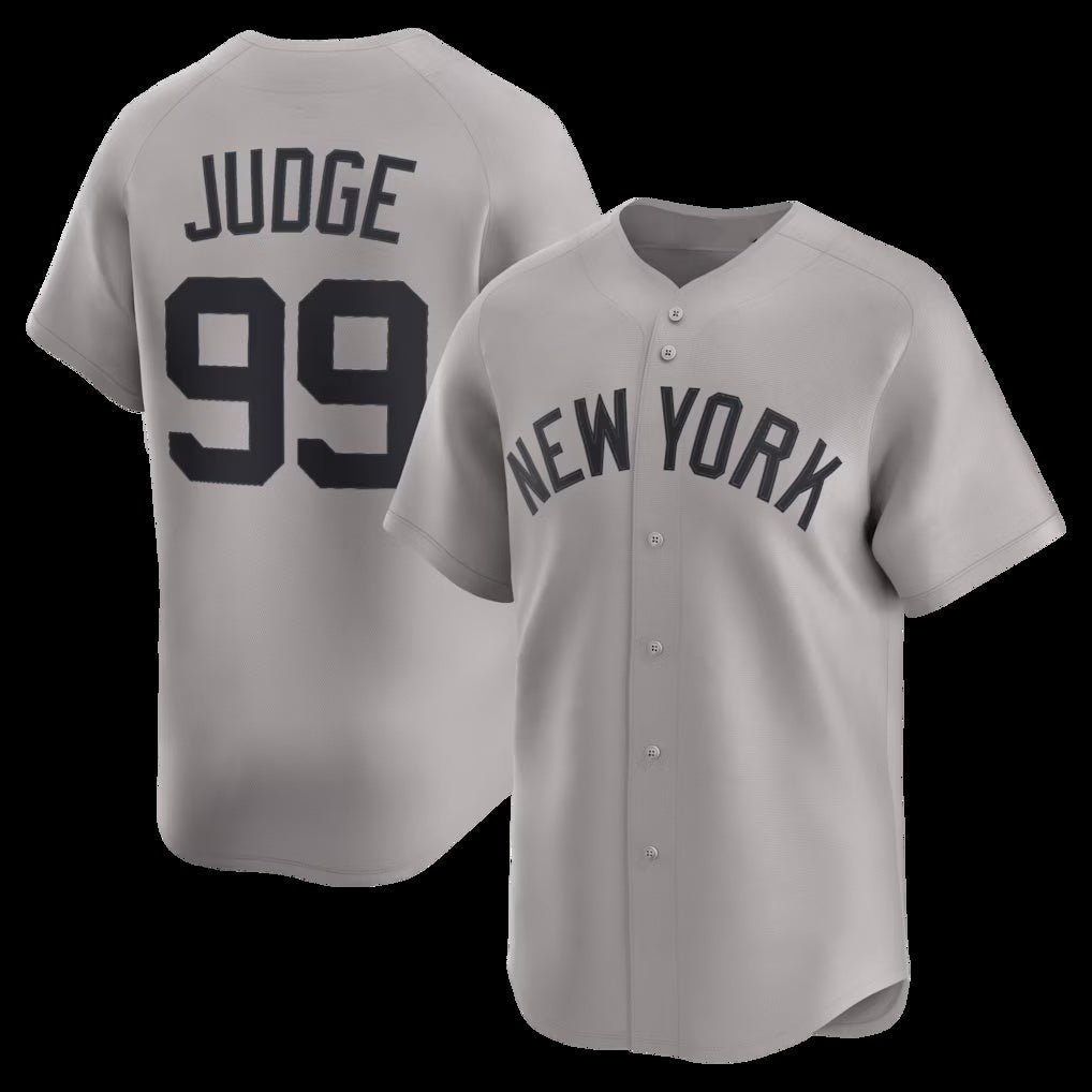 Boles  New York Yankees #99 Aaron Judge Gray  Road Limited Player Jersey 2