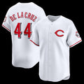 Boles Cincinnati Reds #44 Elly De La Cruz White  Alternate 2 Limited Player Jersey