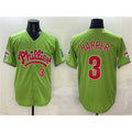 Boles  Philadelphia Phillies #3 Bryce Harper Light Green  Phanatic Limited Stitched Jersey