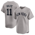 Boles  New York Yankees #11 Anthony Volpe Gray  Away Limited Player Jersey