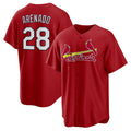 Boles St. Louis Cardinals #28 Nolan Arenado Red  Alternate Official Replica Player Jersey