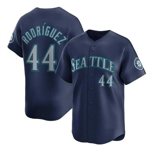 Boles Seattle Mariners #44 Julio Rodr¨ªguez Navy  Limited Stitched Jersey