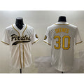 Boles  Pittsburgh Pirates #30 Paul Skenes White  Cool Base Stitched Jersey