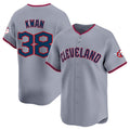 Boles  Cleveland Guardians #38 Steven Kwan Gray  2025 Alternate Limited Stitched Jersey