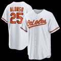 Boles Baltimore Orioles #25 Pete Alonso White  Home Replica Jersey