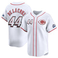 Boles Cincinnati Reds #44 Elly De La Cruz White  2025 Speedway Classic Home Limited Stitched Jersey