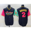 Boles  San Diego Padres #2 Xander Bogaerts 2022 Black  City Connect Cool Base Stitched Jersey