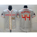 Boles Houston Astros #44 Yordan Alvarez Number White  2023 City Connect Flex Base Stitched Jersey 3