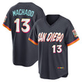 Boles  San Diego Padres #13 Manny Machado Obsidian  2026 City Connect Stadium Jersey
