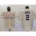 Boles  New York Yankees #2 Derek Jeter Cream  Limited Stitched Jersey 2