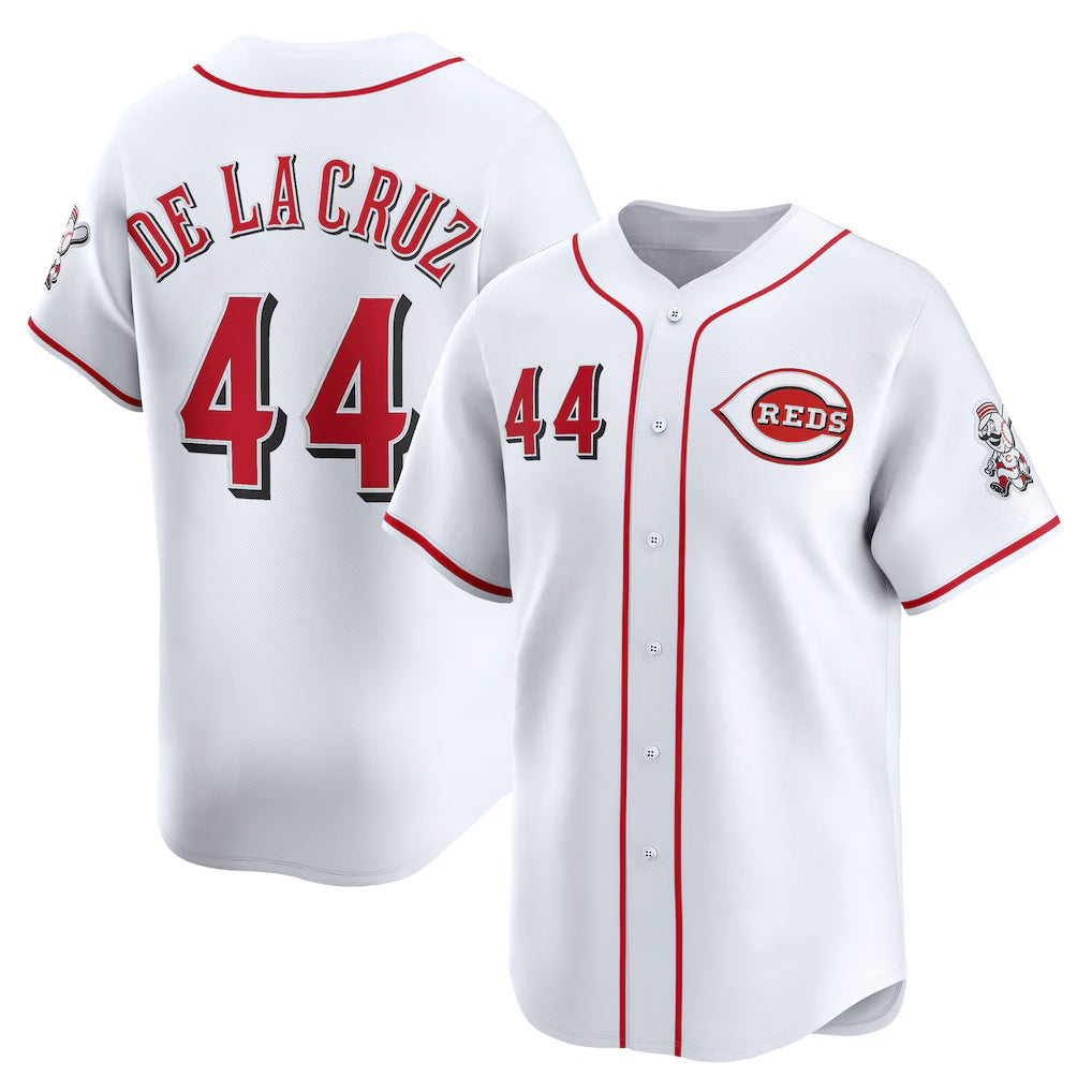 Boles Cincinnati Reds #44 Elly De La Cruz White  Home Limited Player Jersey
