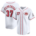 Boles Cincinnati Reds #37 Tyler Stephenson White  Home Limited Player Jersey