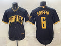 Boles  Pittsburgh Pirates #6 Konnor Griffin Black  2026 City Connect Stadium Stitched Jersey