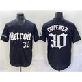 Boles Detroit Tigers #30 Kerry Carpenter Black  'Motor Gothic Edition' Vapor Premier Limited Stitched Jersey