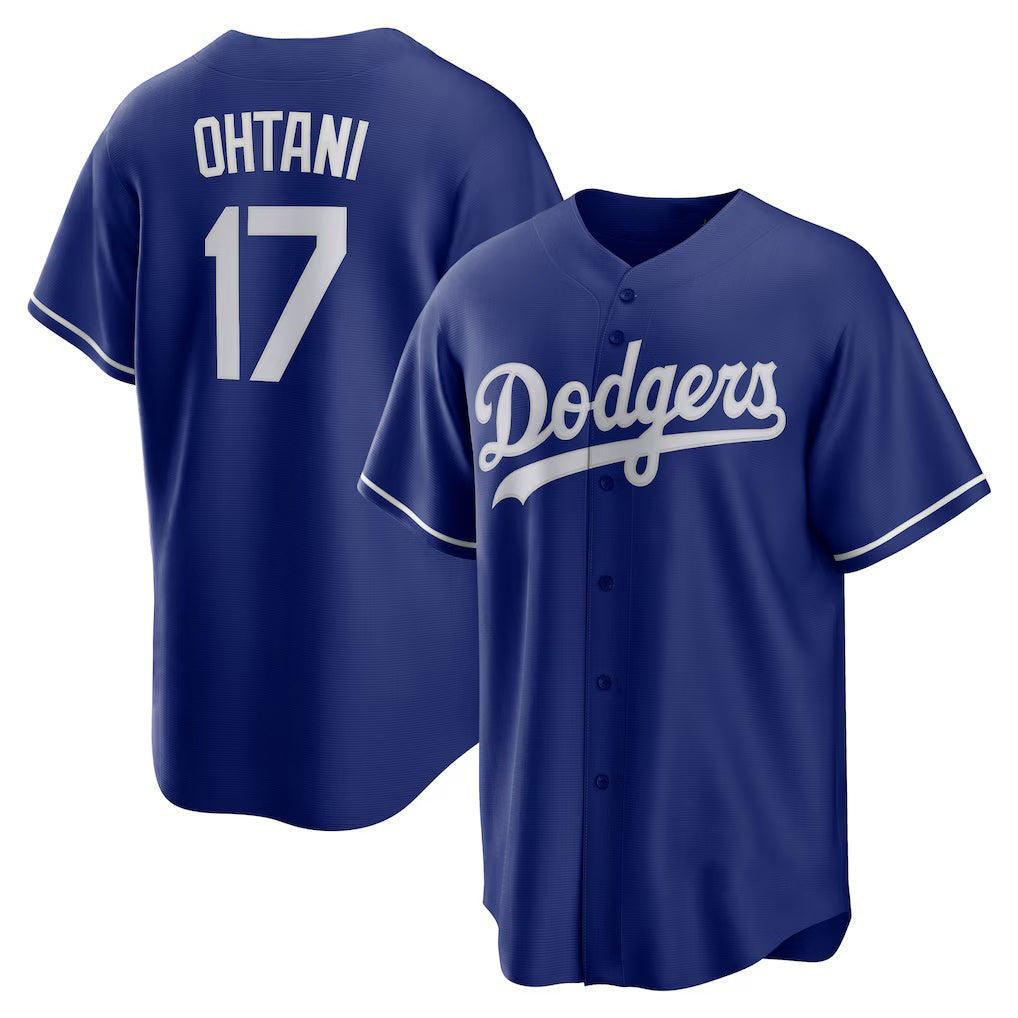 Boles Los Angeles Dodgers #17 Shohei Ohtani Royal  Alternate 2 Replica Jersey