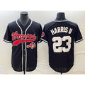 Boles Atlanta Braves #23 Michael Harris II Black  Cool Base Stitched Jersey 2