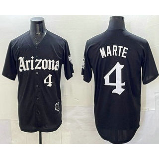 Boles  Arizona Diamondbacks #4 Ketel Marte Black  Vapor Premier Limited Stitched Jersey