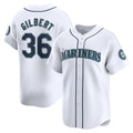 Boles Seattle Mariners #36 Logan Gilbert White  Home Limited Player Jersey