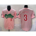 Boles  Philadelphia Phillies #3 Bryce Harper Pink  Phanatic Limited Stitched Jersey