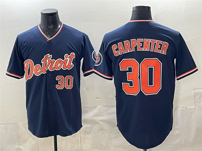 Boles Detroit Tigers #30 Kerry Carpenter Navy  2026 Alternate Vapor Premier Limited Stitched Jersey