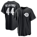 Boles Cincinnati Reds #44 Elly De La Cruz Black  Lights Out Limited Stitched Jersey
