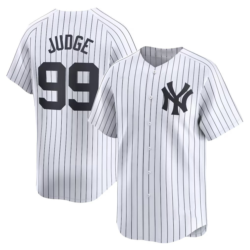 Boles  New York Yankees #99 Aaron Judge White  Home Limited Player Jerseys