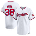 Boles  Cleveland Guardians #38 Steven Kwan White  Home Limited Stitched Jersey